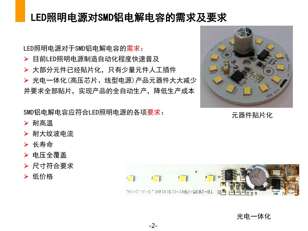 LED电源贴片电容